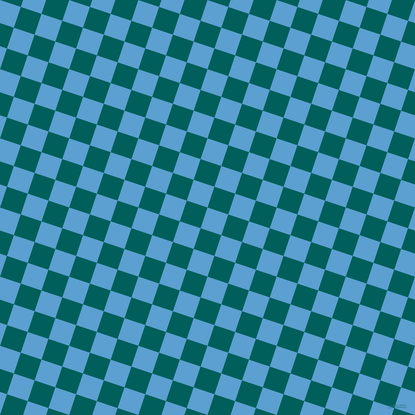 72/162 degree angle diagonal checkered chequered squares checker pattern checkers background, 44 pixel square size, , Picton Blue and Mosque checkers chequered checkered squares seamless tileable