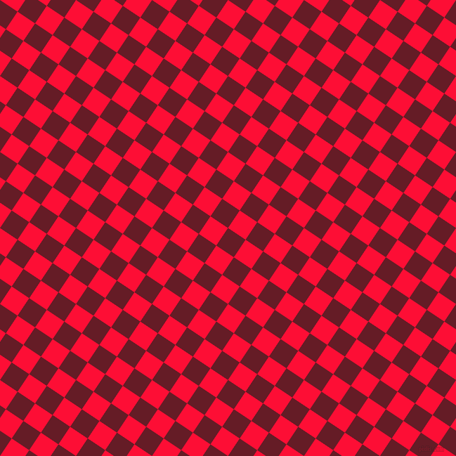 56/146 degree angle diagonal checkered chequered squares checker pattern checkers background, 30 pixel squares size, , Pohutukawa and Torch Red checkers chequered checkered squares seamless tileable