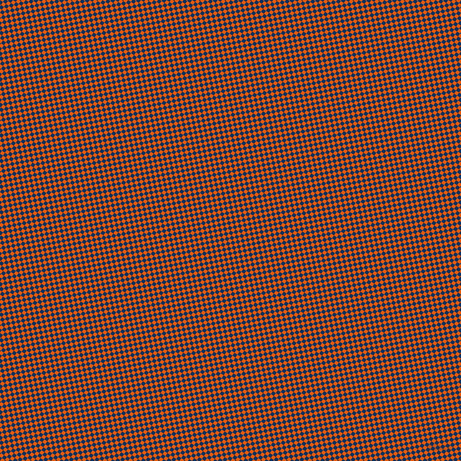 56/146 degree angle diagonal checkered chequered squares checker pattern checkers background, 5 pixel squares size, , Prussian Blue and Persimmon checkers chequered checkered squares seamless tileable