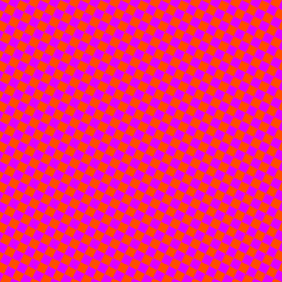 63/153 degree angle diagonal checkered chequered squares checker pattern checkers background, 13 pixel squares size, , Psychedelic Purple and Vermilion checkers chequered checkered squares seamless tileable