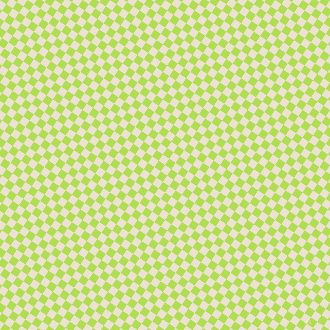 56/146 degree angle diagonal checkered chequered squares checker pattern checkers background, 15 pixel square size, , Quarter Spanish White and Conifer checkers chequered checkered squares seamless tileable
