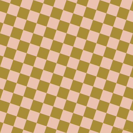 72/162 degree angle diagonal checkered chequered squares checker pattern checkers background, 35 pixel square size, Reef Gold and Zinnwaldite checkers chequered checkered squares seamless tileable