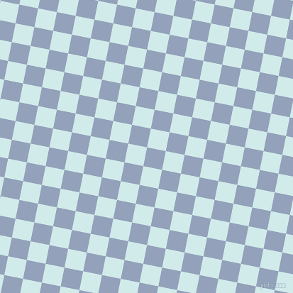 79/169 degree angle diagonal checkered chequered squares checker pattern checkers background, 27 pixel square size, , Rock Blue and Oyster Bay checkers chequered checkered squares seamless tileable
