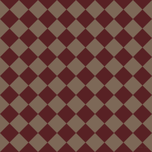 45/135 degree angle diagonal checkered chequered squares checker pattern checkers background, 57 pixel square size, , Roman Coffee and Burnt Crimson checkers chequered checkered squares seamless tileable