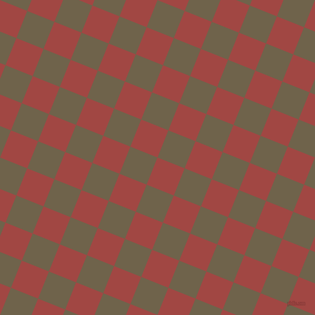 68/158 degree angle diagonal checkered chequered squares checker pattern checkers background, 58 pixel squares size, , Roof Terracotta and Soya Bean checkers chequered checkered squares seamless tileable