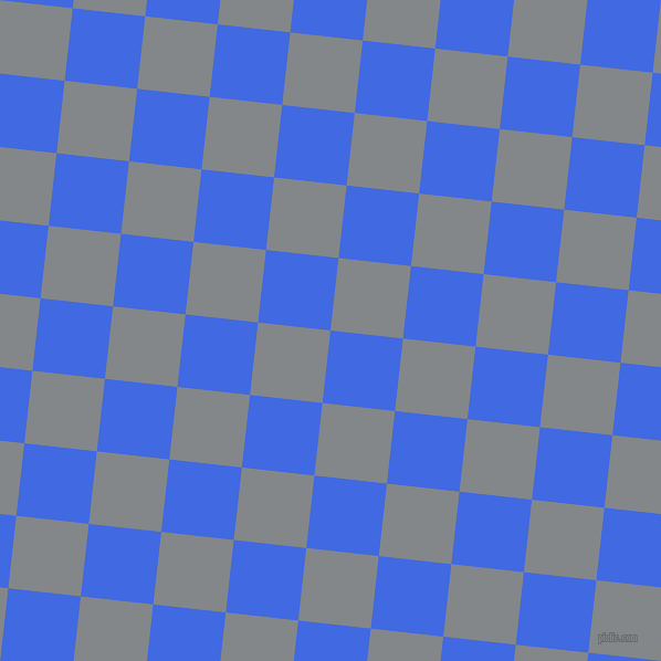 84/174 degree angle diagonal checkered chequered squares checker pattern checkers background, 66 pixel squares size, , Royal Blue and Aluminium checkers chequered checkered squares seamless tileable