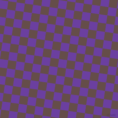 82/172 degree angle diagonal checkered chequered squares checker pattern checkers background, 33 pixel square size, , Royal Purple and Congo Brown checkers chequered checkered squares seamless tileable