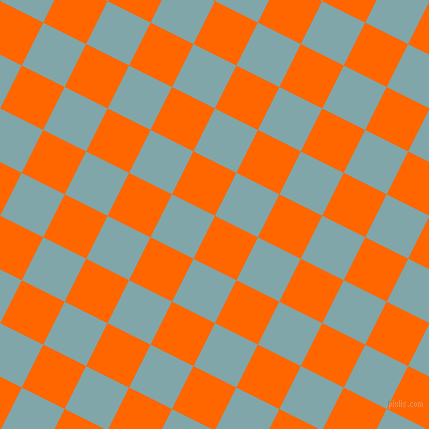 63/153 degree angle diagonal checkered chequered squares checker pattern checkers background, 48 pixel square size, , Safety Orange and Ziggurat checkers chequered checkered squares seamless tileable