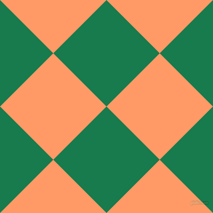 45/135 degree angle diagonal checkered chequered squares checker pattern checkers background, 153 pixel squares size, Salem and Atomic Tangerine checkers chequered checkered squares seamless tileable