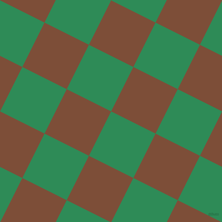 63/153 degree angle diagonal checkered chequered squares checker pattern checkers background, 172 pixel square size, , Sea Green and Cigar checkers chequered checkered squares seamless tileable