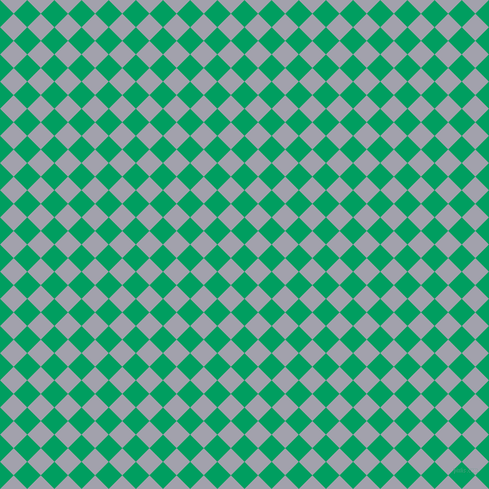 45/135 degree angle diagonal checkered chequered squares checker pattern checkers background, 28 pixel square size, , Shamrock Green and Spun Pearl checkers chequered checkered squares seamless tileable