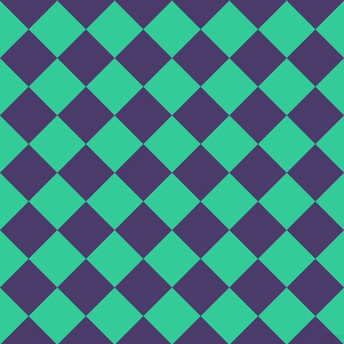 45/135 degree angle diagonal checkered chequered squares checker pattern checkers background, 79 pixel squares size, Shamrock and Meteorite checkers chequered checkered squares seamless tileable