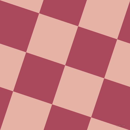 72/162 degree angle diagonal checkered chequered squares checker pattern checkers background, 174 pixel squares size, , Shilo and Hippie Pink checkers chequered checkered squares seamless tileable