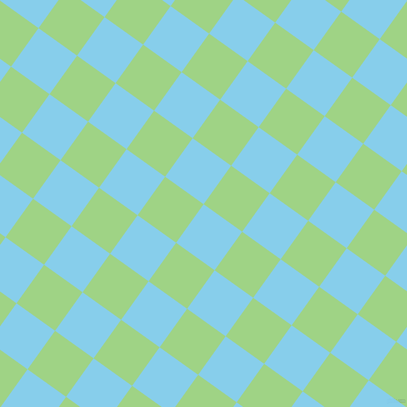 54/144 degree angle diagonal checkered chequered squares checker pattern checkers background, 92 pixel squares size, , Sky Blue and Gossip checkers chequered checkered squares seamless tileable