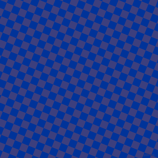 68/158 degree angle diagonal checkered chequered squares checker pattern checkers background, 24 pixel squares size, Smalt and Jacksons Purple checkers chequered checkered squares seamless tileable