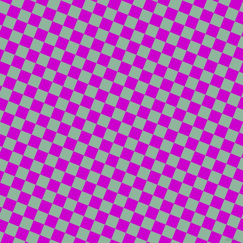 68/158 degree angle diagonal checkered chequered squares checker pattern checkers background, 37 pixel square size, , Summer Green and Deep Magenta checkers chequered checkered squares seamless tileable