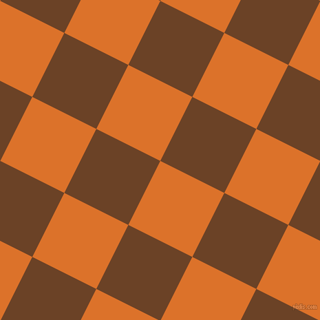 63/153 degree angle diagonal checkered chequered squares checker pattern checkers background, 104 pixel squares size, , Tahiti Gold and Semi-Sweet Chocolate checkers chequered checkered squares seamless tileable