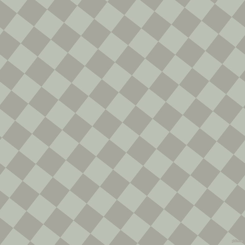 52/142 degree angle diagonal checkered chequered squares checker pattern checkers background, 69 pixel squares size, , Tasman and Foggy Grey checkers chequered checkered squares seamless tileable