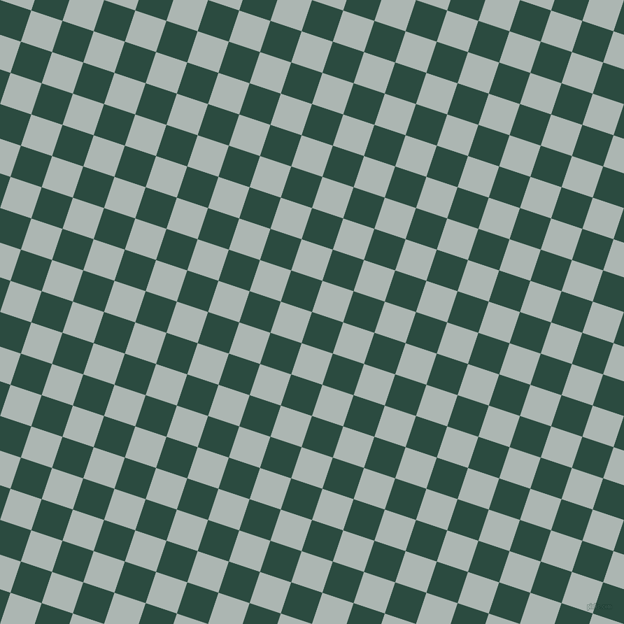 72/162 degree angle diagonal checkered chequered squares checker pattern checkers background, 47 pixel square size, , Te Papa Green and Periglacial Blue checkers chequered checkered squares seamless tileable