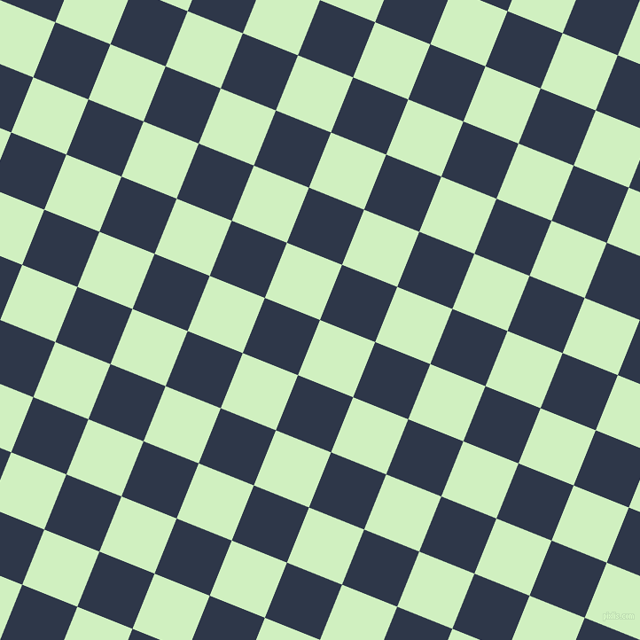 68/158 degree angle diagonal checkered chequered squares checker pattern checkers background, 67 pixel square size, Tea Green and Licorice checkers chequered checkered squares seamless tileable