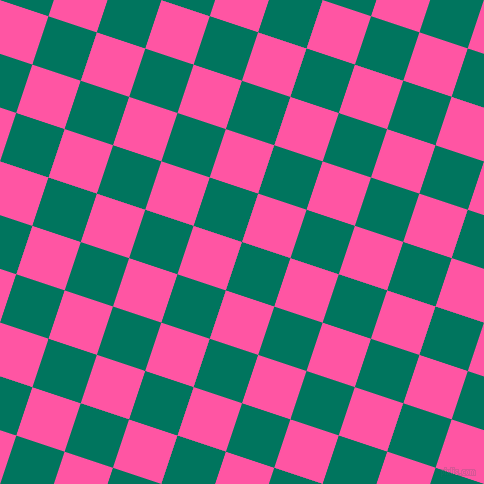 72/162 degree angle diagonal checkered chequered squares checker pattern checkers background, 51 pixel square size, , Tropical Rain Forest and Brilliant Rose checkers chequered checkered squares seamless tileable