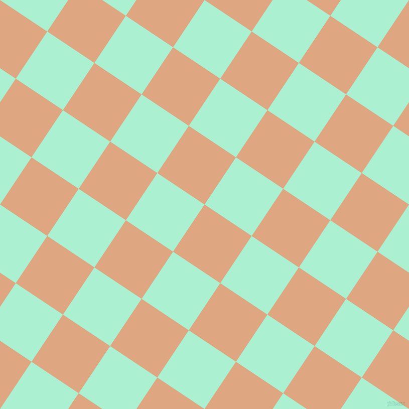 56/146 degree angle diagonal checkered chequered squares checker pattern checkers background, 113 pixel square size, Tumbleweed and Magic Mint checkers chequered checkered squares seamless tileable