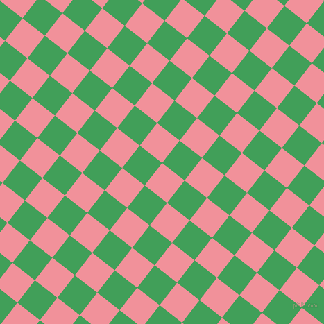 52/142 degree angle diagonal checkered chequered squares checker pattern checkers background, 41 pixel squares size, Wewak and Chateau Green checkers chequered checkered squares seamless tileable
