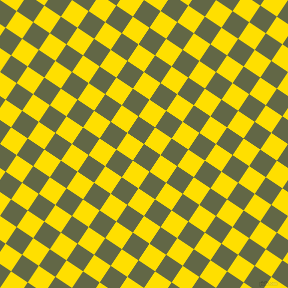 56/146 degree angle diagonal checkered chequered squares checker pattern checkers background, 40 pixel squares size, Woodland and Golden Yellow checkers chequered checkered squares seamless tileable
