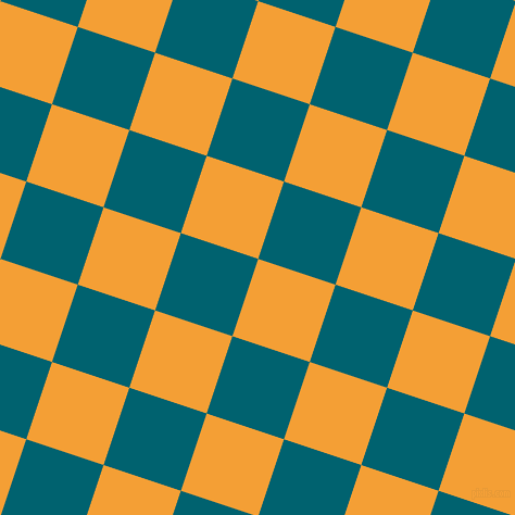 72/162 degree angle diagonal checkered chequered squares checker pattern checkers background, 75 pixel square size, , Yellow Sea and Blue Lagoon checkers chequered checkered squares seamless tileable