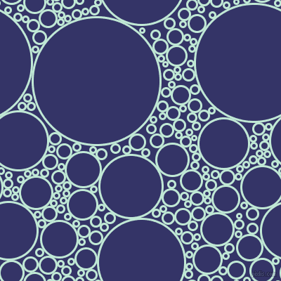 bubbles, circles, sponge, big, medium, small, 3 pixel line width, Aero Blue and Deep Koamaru circles bubbles sponge soap seamless tileable