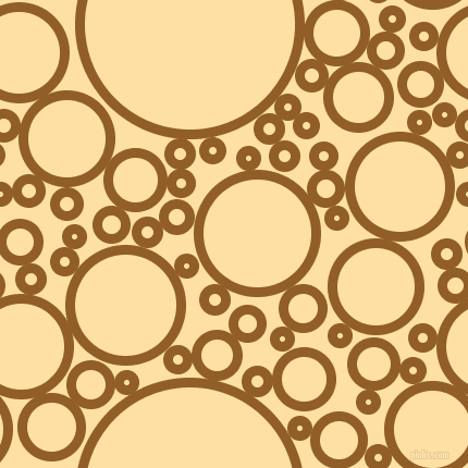bubbles, circles, sponge, big, medium, small, 9 pixel line width, Afghan Tan and Cape Honey circles bubbles sponge soap seamless tileable
