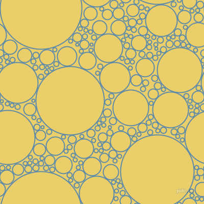 bubbles, circles, sponge, big, medium, small, 2 pixel line width, Air Force Blue and Golden Sand circles bubbles sponge soap seamless tileable