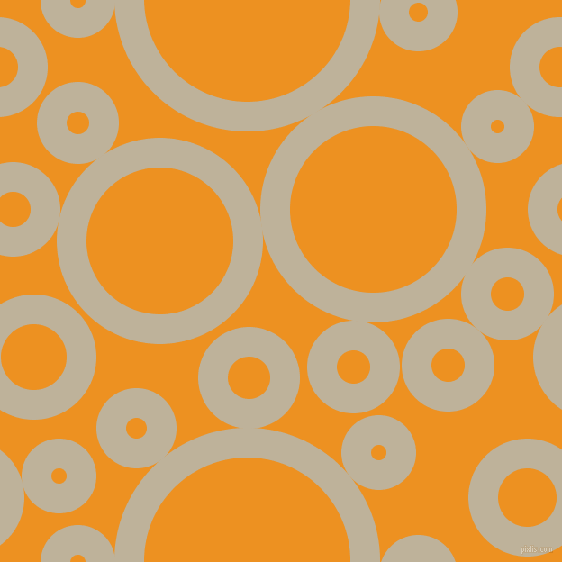 bubbles, circles, sponge, big, medium, small, 33 pixel line width, Akaroa and Carrot Orange circles bubbles sponge soap seamless tileable