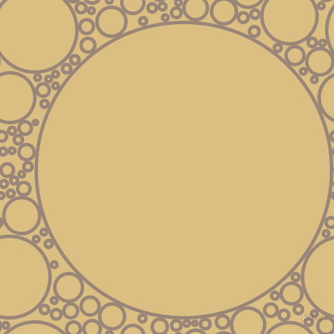 bubbles, circles, sponge, big, medium, small, 5 pixel line width, Almond Frost and Straw circles bubbles sponge soap seamless tileable