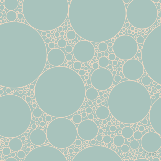 bubbles, circles, sponge, big, medium, small, 2 pixel line width, Almond and Opal circles bubbles sponge soap seamless tileable