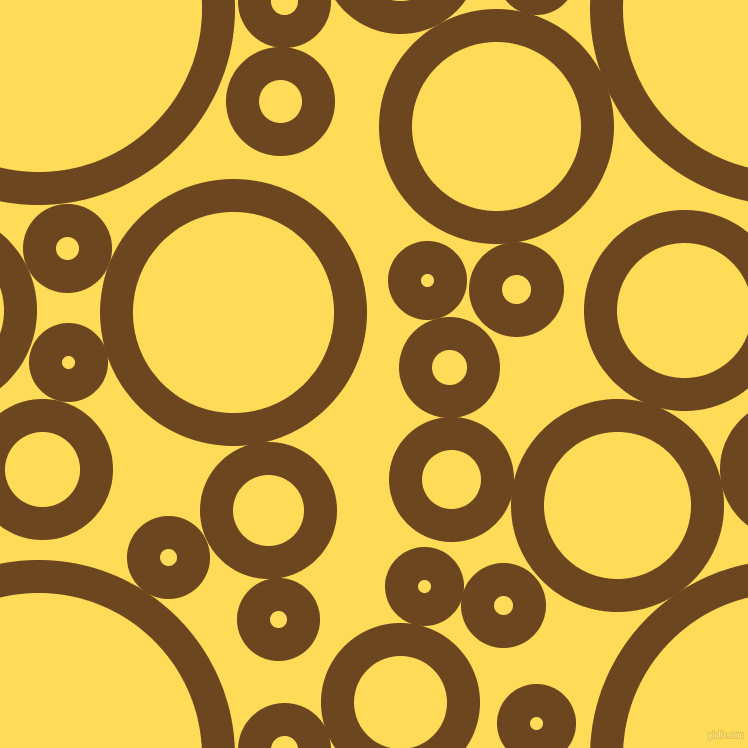 bubbles, circles, sponge, big, medium, small, 33 pixel line width, Antique Brass and Mustard circles bubbles sponge soap seamless tileable