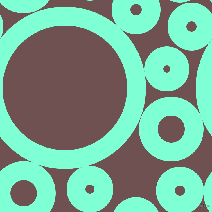 bubbles, circles, sponge, big, medium, small, 65 pixel line width, Aquamarine and Buccaneer circles bubbles sponge soap seamless tileable