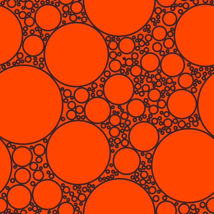 bubbles, circles, sponge, big, medium, small, 5 pixel line width, Aubergine and Orange Red circles bubbles sponge soap seamless tileable