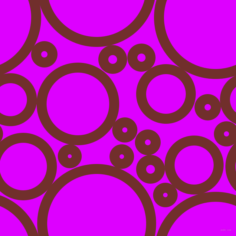 bubbles, circles, sponge, big, medium, small, 33 pixel line width, Auburn and Psychedelic Purple circles bubbles sponge soap seamless tileable