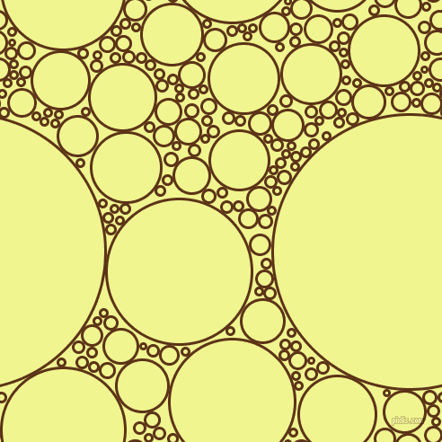 bubbles, circles, sponge, big, medium, small, 3 pixel line width, Baker