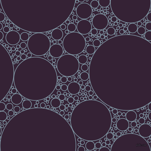 bubbles, circles, sponge, big, medium, small, 2 pixel line width, Bali Hai and Mardi Gras circles bubbles sponge soap seamless tileable