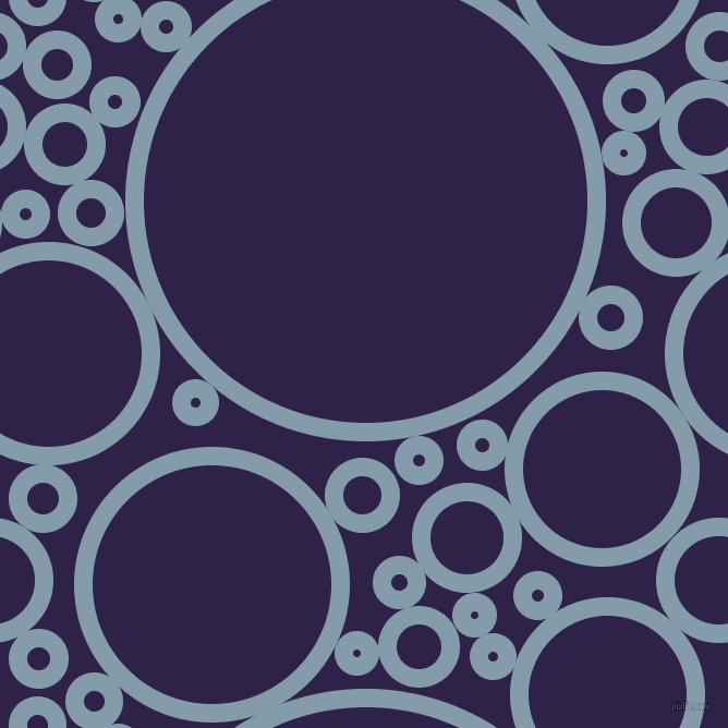 bubbles, circles, sponge, big, medium, small, 17 pixel line width, Bali Hai and Violent Violet circles bubbles sponge soap seamless tileable
