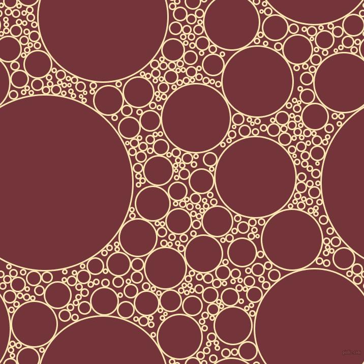 bubbles, circles, sponge, big, medium, small, 3 pixel line width, Banana Mania and Merlot circles bubbles sponge soap seamless tileable