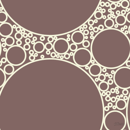 bubbles, circles, sponge, big, medium, small, 5 pixel line width, Beige and Pharlap circles bubbles sponge soap seamless tileable