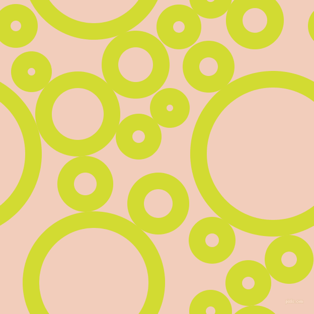 bubbles, circles, sponge, big, medium, small, 33 pixel line width, Bitter Lemon and Watusi circles bubbles sponge soap seamless tileable