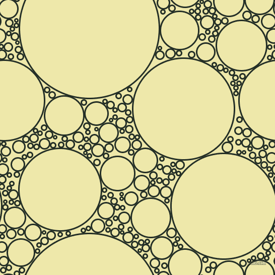 bubbles, circles, sponge, big, medium, small, 3 pixel line width, Black Bean and Pale Goldenrod circles bubbles sponge soap seamless tileable