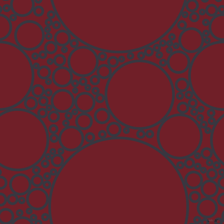bubbles, circles, sponge, big, medium, small, 9 pixel line width, Black Marlin and Red Berry circles bubbles sponge soap seamless tileable