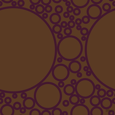 bubbles, circles, sponge, big, medium, small, 9 pixel line width, Blackberry and Carnaby Tan circles bubbles sponge soap seamless tileable