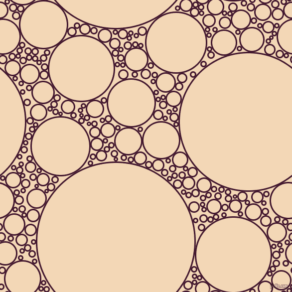 bubbles, circles, sponge, big, medium, small, 3 pixel line width, Blackberry and Pink Lady circles bubbles sponge soap seamless tileable