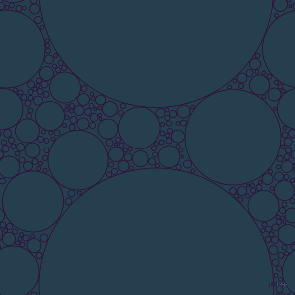 bubbles, circles, sponge, big, medium, small, 2 pixel line width, Blackcurrant and Nile Blue circles bubbles sponge soap seamless tileable
